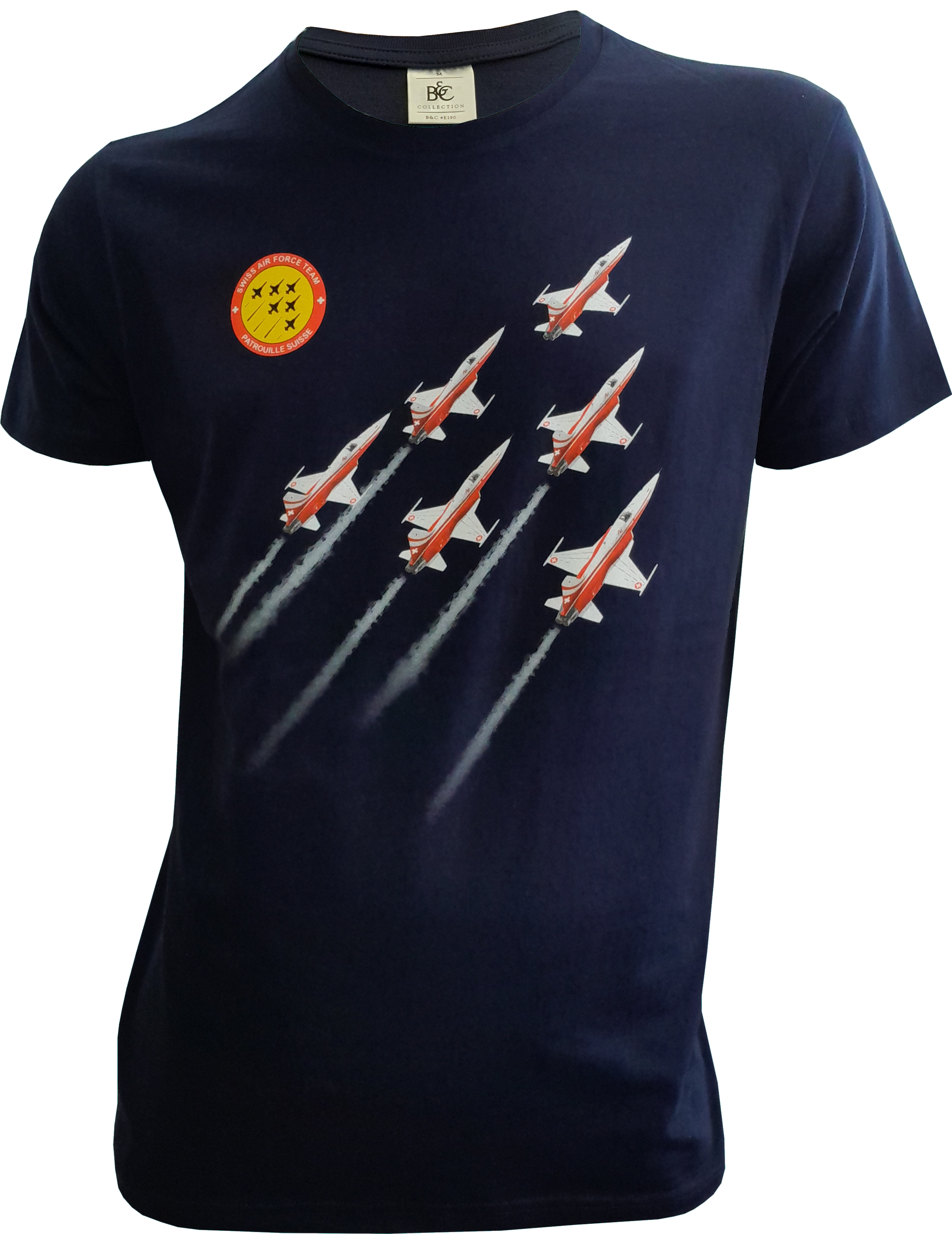 patrouille suisse design tshirt schweizer luftwaffe display team fan shirt textilien kaufen
